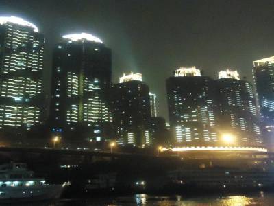 Vue depuis le bateau sur Chongqing