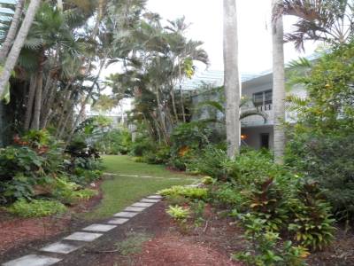 cours interieure du motel de Naples