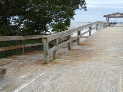 acces a la plage de Sanibel