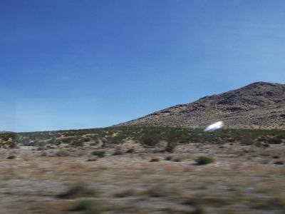 Desert sur la route LA-Las Vegas