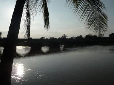 Pont entre Don Det et Don Khon