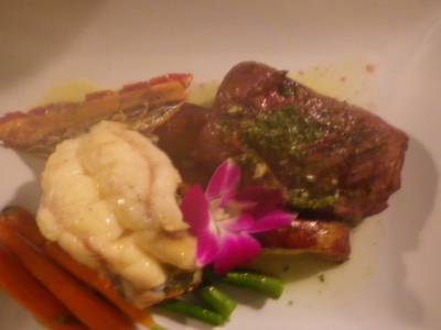 key west : homard et pave d'angus