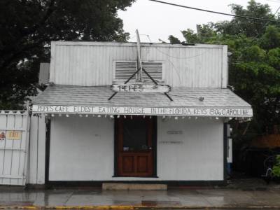 key west : devanture de Pepe'cafe