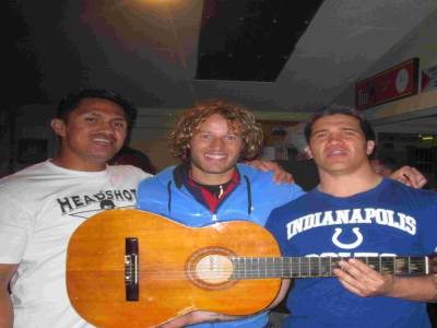 on a chanté avec des amis maori