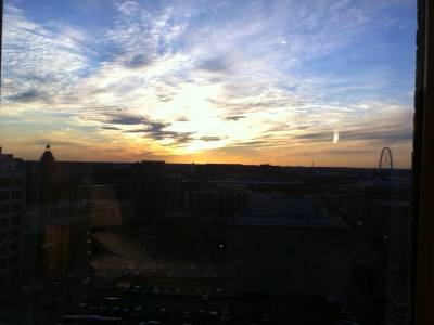 Coucher de soleil sur West end