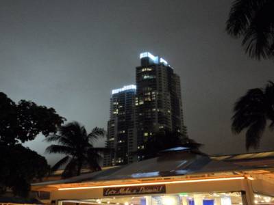 bulding de Miami dans les nuages