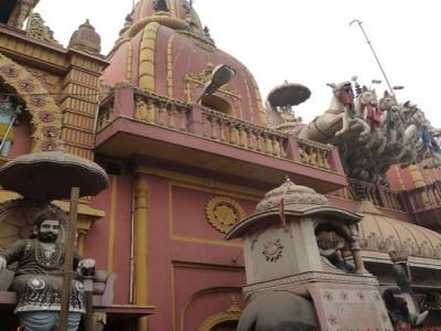 Kitch temple dans Old Dehli