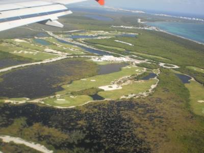 l'atterissage a Cancun
