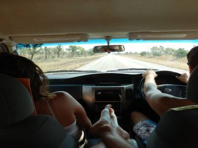 A l'interieur du 4WD
