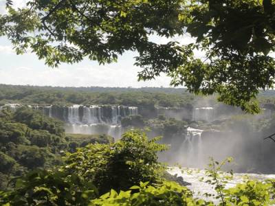 Iguazu falls, from Brazil