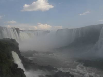 Iguazu falls, from Brazil