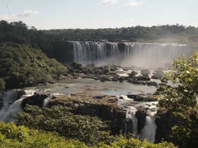 Iguazu falls, from Brazil