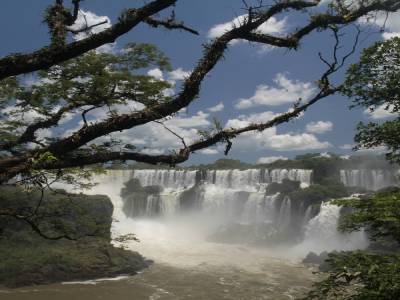 on the Argentinian side of the park