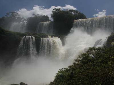 on the Argentinian side of the park