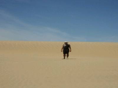 Djo dans les dunes