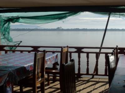 La terrasse du petit resto de notre guesthouse