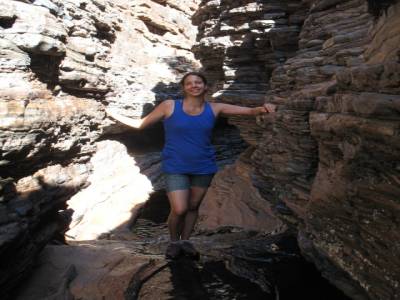 Dans les gorges