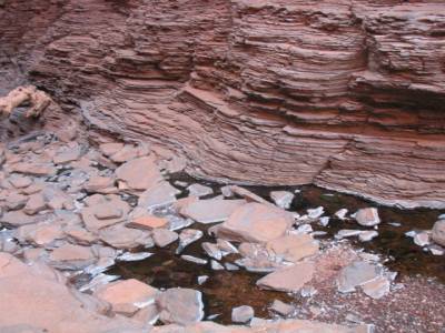 A l'intérieur des gorges