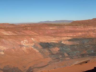 Mine de fer de Rio Tinto, le 18/07/2011.