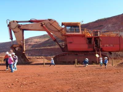 Mine de fer de Rio Tinto, le 18/07/2011.