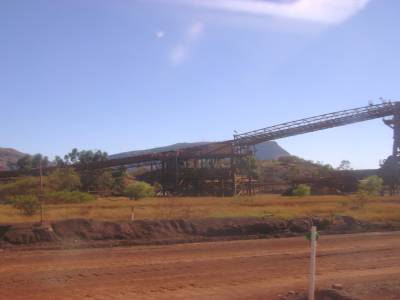 Mine de fer de Rio Tinto, le 18/07/2011.