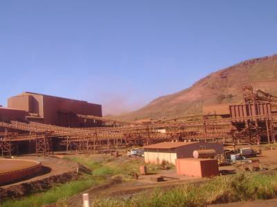 Mine de fer de Rio Tinto, le 18/07/2011.