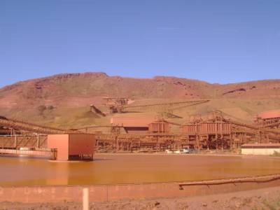 Mine de fer de Rio Tinto, le 18/07/2011.