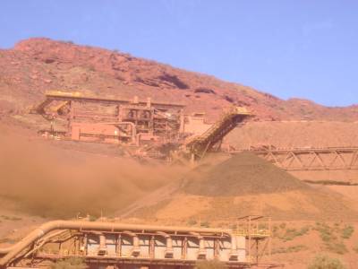 Mine de fer de Rio Tinto, le 18/07/2011.