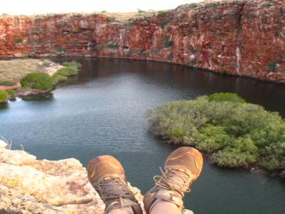 Au centre d'Exmouth