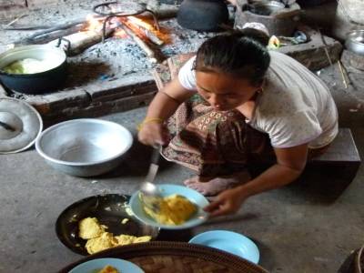 Preparation de l omelette