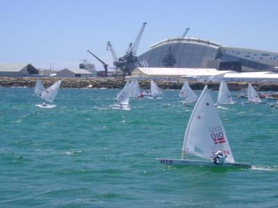 Championnat du monde de voile, Fremantle, le 10/12/2011.