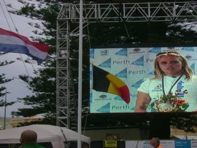 Championnat du monde de voile, Fremantle, le 10/12/2011.