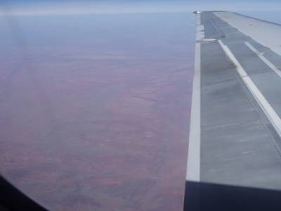 Vue du hublot en direction de Broome