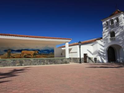 Plaza de la Iglesia, El Tanque, Islas Canarias, Espagne