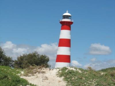 Lighthouse on coastal hwy