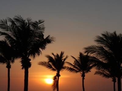 Coucher de soleil sur Broome.