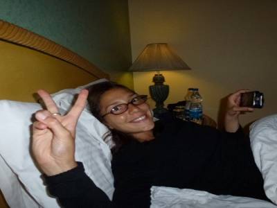 On a meme assez de recul pour se prendre en photo dans le lit