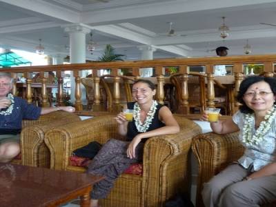Arrivee a 10 km de Tanjore 