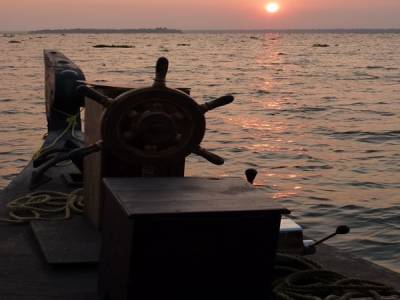 Tour pour le couche de soleil