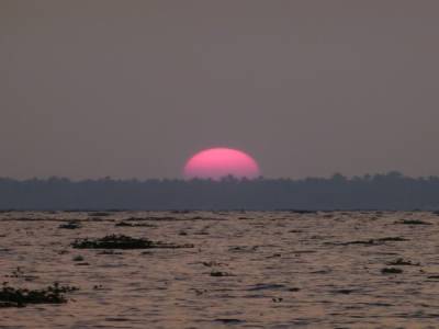 Tour pour le couche de soleil