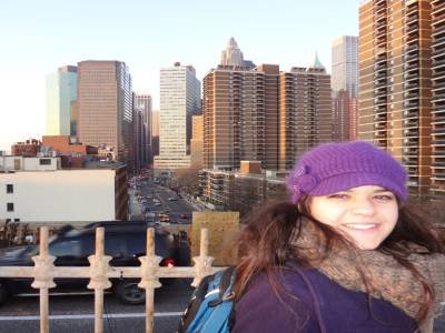 Lever du soleil sur le pont de Brooklyn