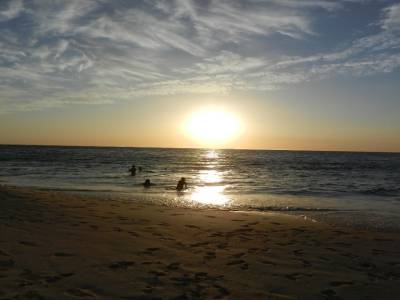 Sunset à Cottlesloe beach