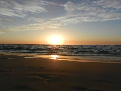 Sunset à Cottlesloe beach