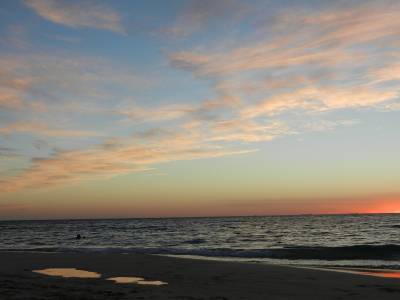 Sunset à Cottlesloe beach