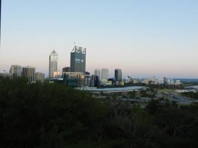 Vue depuis Kings park sur la city