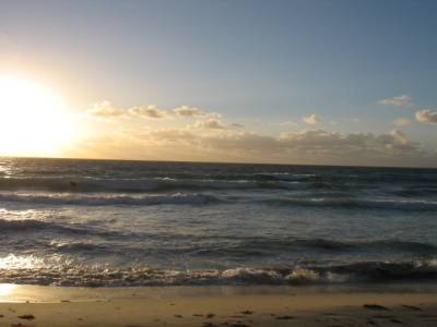 Sunset à Scarborough beach