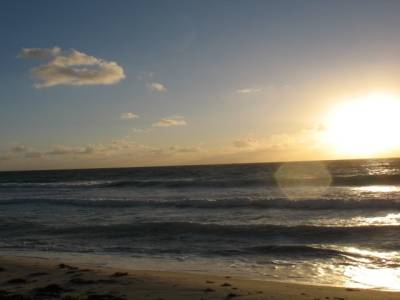 Sunset à Scarborough beach