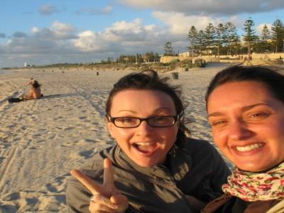 Les cousines à Scarborough beach