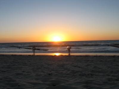 Sunset in Mullaloo beach