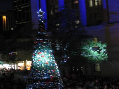 Big sapin de Noël à Perth